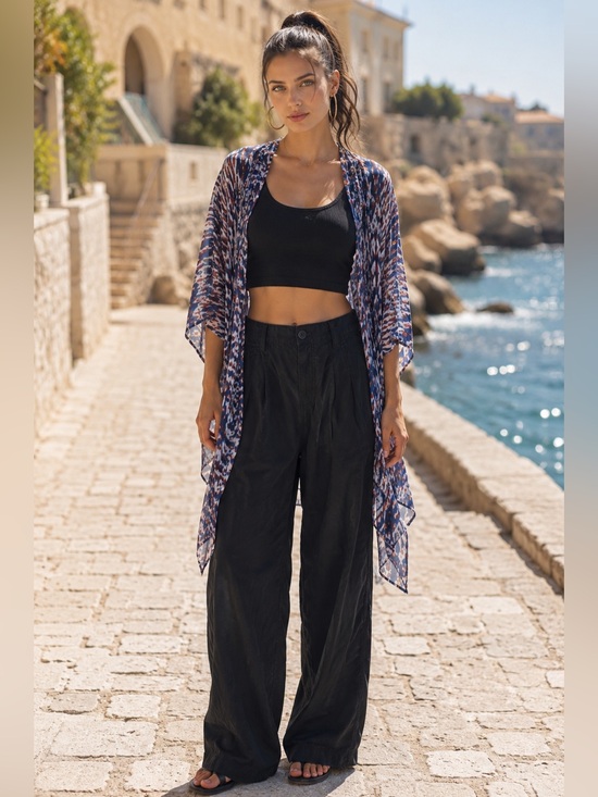 Free People Pants - Free People Black Wide Leg Pants